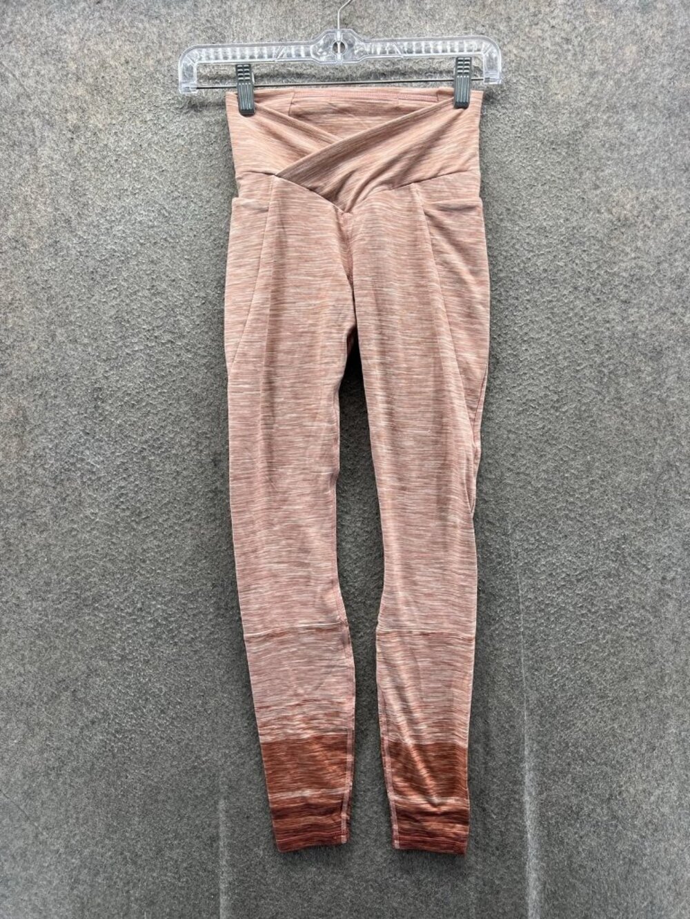 PrAna Leggings Womens XS Pink High Rise Ankle Stretch Yoga Gym Jersey Pants
